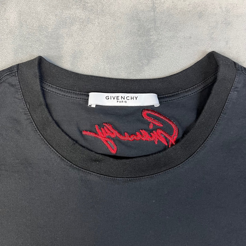 Givenchy Lion Graphic T-Shirt Mens Size XL Black Cuban Fit - Picture 3 of 8